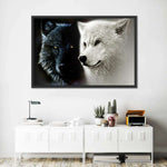 Tale Of Two Wolves Wall Art
