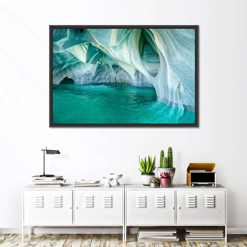 Marble Caves Carrera Lake Wall Art