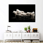 White Wolves Wall Art