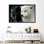 Tale Of Two Wolves Wall Art