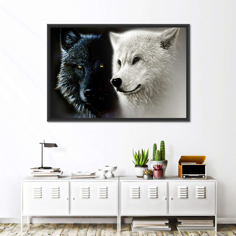 Tale Of Two Wolves Wall Art