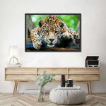 Lazy Leopard Wall Art