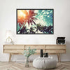 Vintage Style Palm Trees Wall Art
