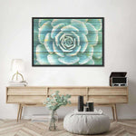Succulent Plant Bloom Wall Art