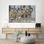 Wild Wolf Pack Wall Art