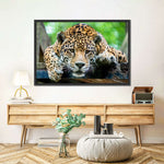 Lazy Leopard Wall Art