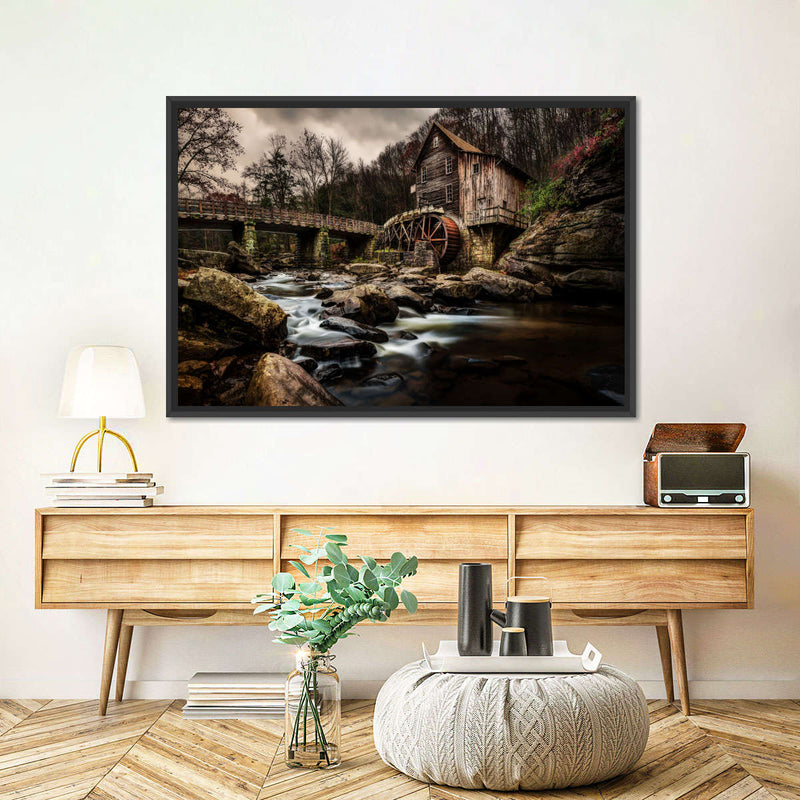 Grist Mill At Babcock Park Wall Art