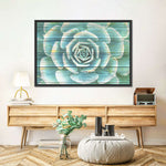 Succulent Plant Bloom Wall Art