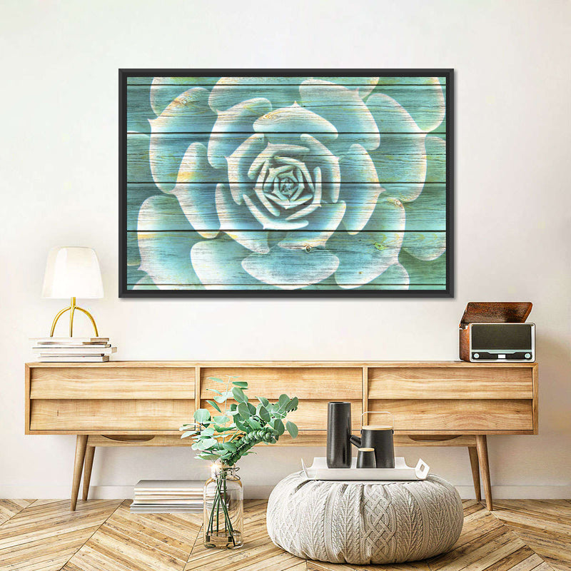 Succulent Plant Bloom Wall Art