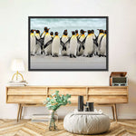 Waddle Of Penguins Wall Art