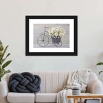 White Rose Bouquet Wall Art