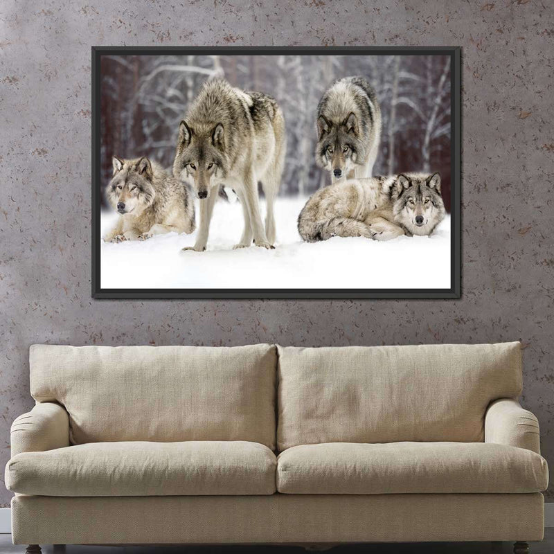 Wolf Pack Wall Art