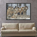 Wild Wolf Pack Wall Art