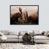Moose Battle Wall Art