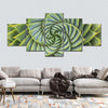 Spiral Succulent Wall Art