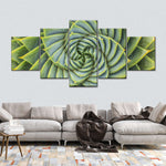 Spiral Succulent Wall Art