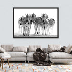 Zebras On The Move Wall Art