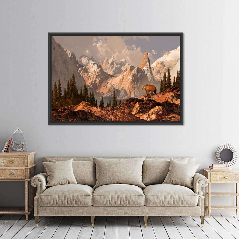 Rocky Mountain Bear Wall Art