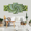 Spiral Succulent Wall Art