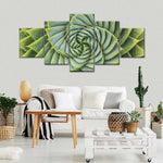 Spiral Succulent Wall Art