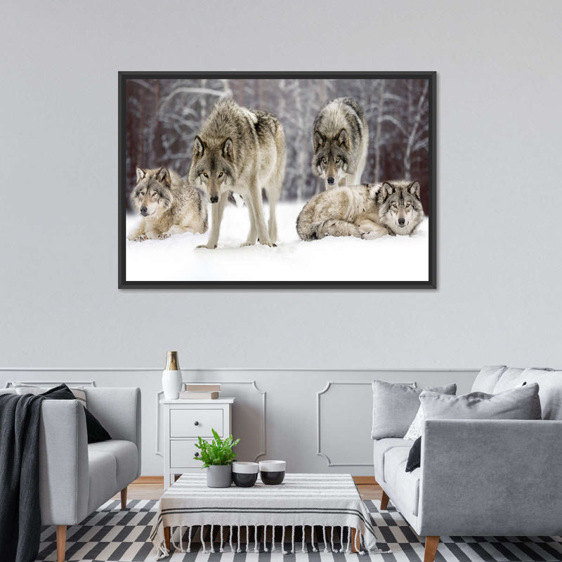 Wolf Pack Wall Art