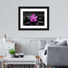 Zen Purple Orchid Wall Art