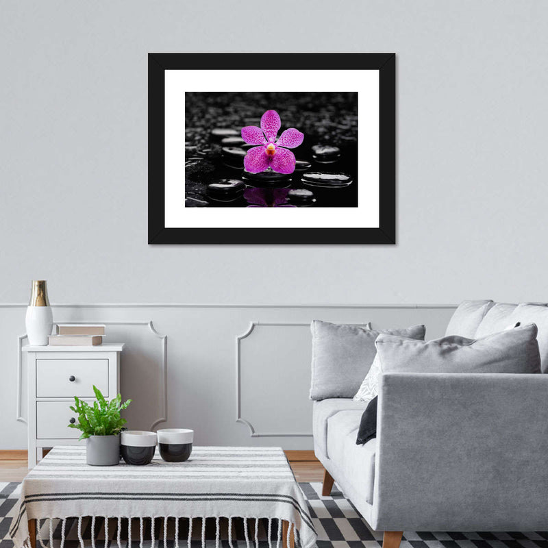 Zen Purple Orchid Wall Art