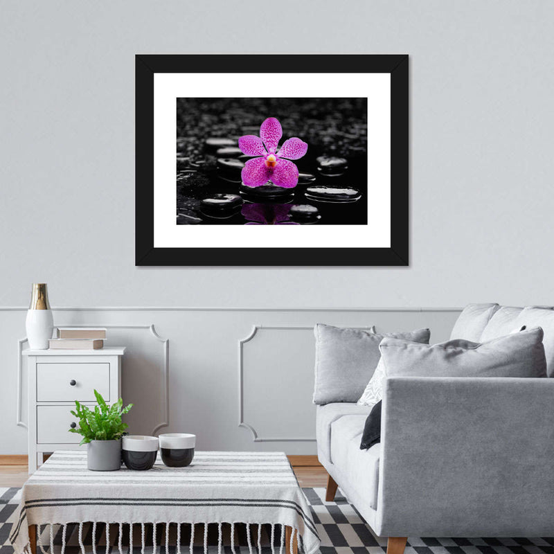 Zen Purple Orchid Wall Art