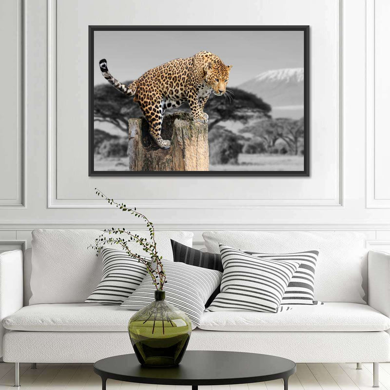 Pop African Leopard Wall Art