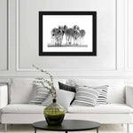 Zebras On The Move Wall Art