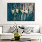 Pristine White Tulips Wall Art