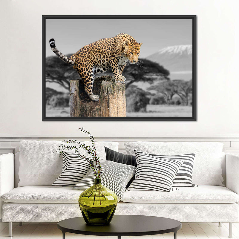 Pop African Leopard Wall Art