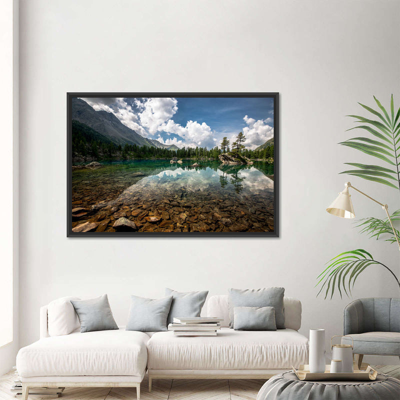 Tranquil Lake Landscape Wall Art