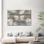 Wooden Palm Leaves Wall Art