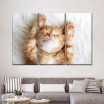 Sleepy Kitty Wall Art