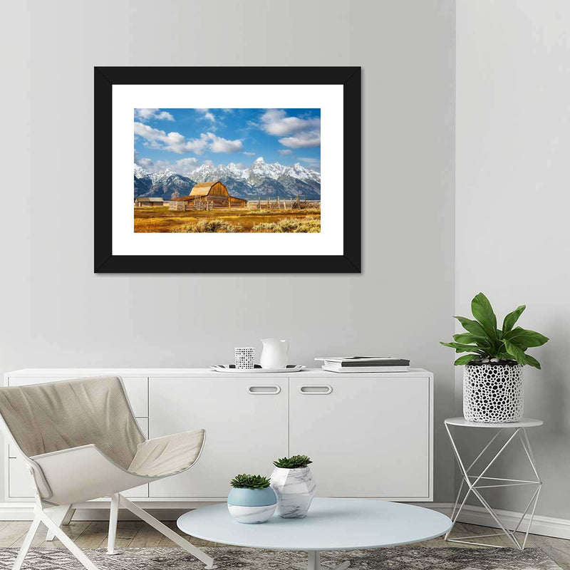 Teton Range Moulton Barn Wall Art