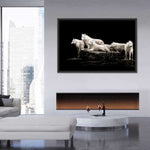 White Wolves Wall Art