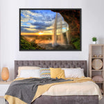 Mountain Waterfall Wall Art