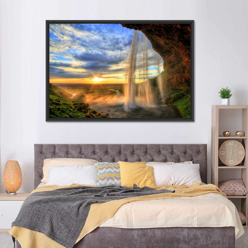 Mountain Waterfall Wall Art