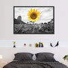 Pop Golden Sunflower Wall Art