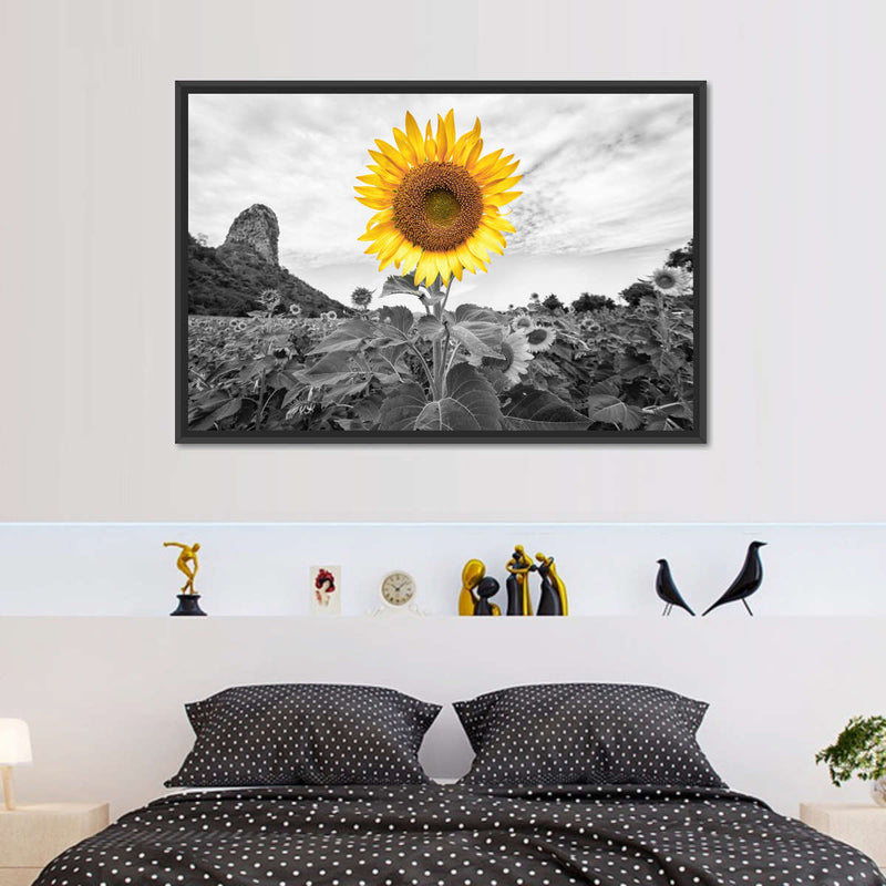 Pop Golden Sunflower Wall Art