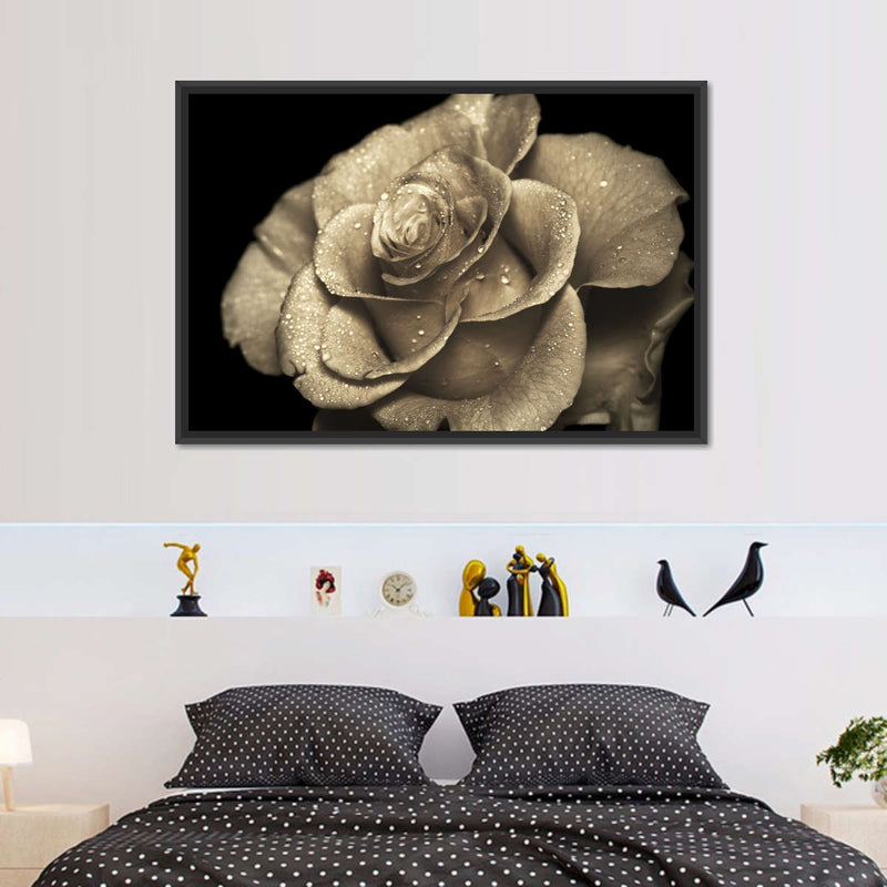 Retro Rose Wall Art