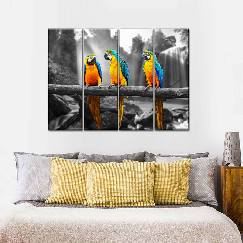 Macaw Friends Pop Wall Art