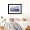 Pink Sky Over Ducks Wall Art
