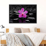 Zen Purple Orchid Wall Art
