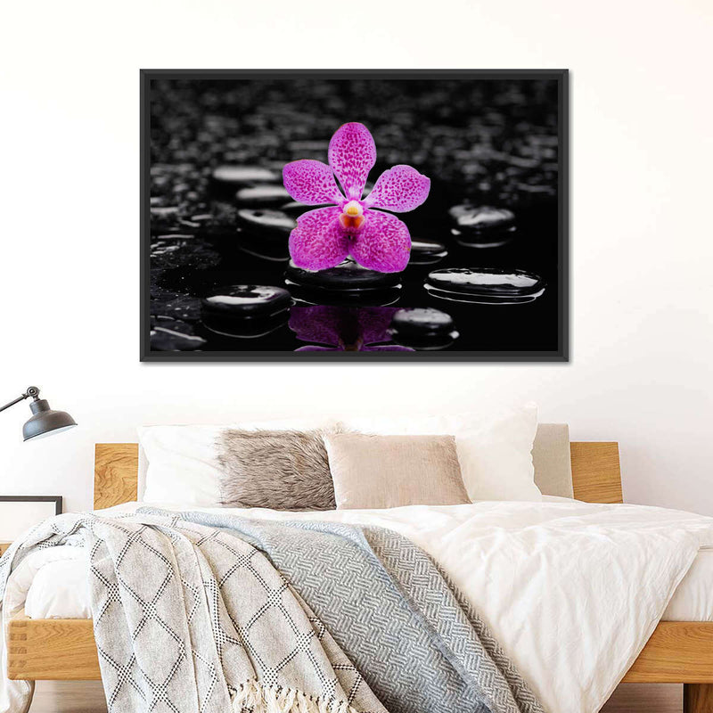 Zen Purple Orchid Wall Art
