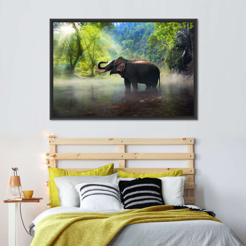 Wild Elephant Wall Art