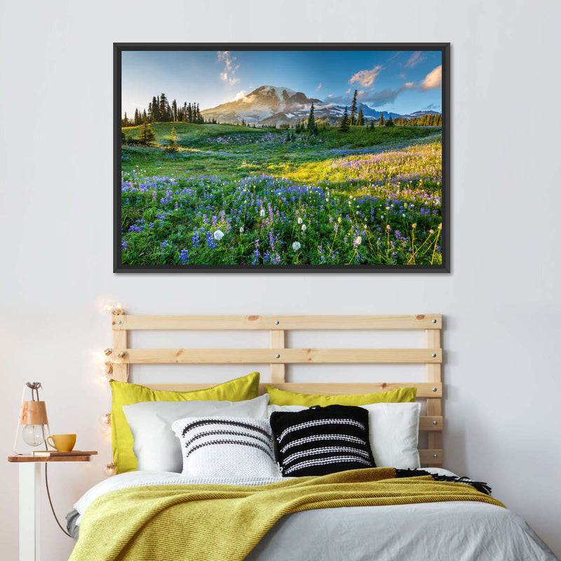 Springtime At Mount Rainier Wall Art