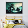 Retro Style Palm Trees Wall Art