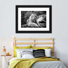 Textured White Tiger Wall Art